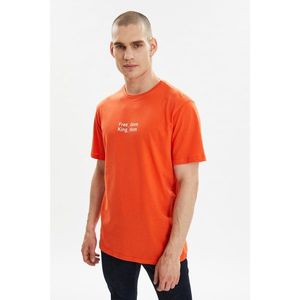 Trendyol Orange Men's T-Shirt kép