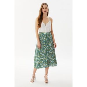 Trendyol Multicolored Slit Skirt kép