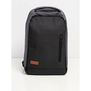 Gray laptop backpack kép