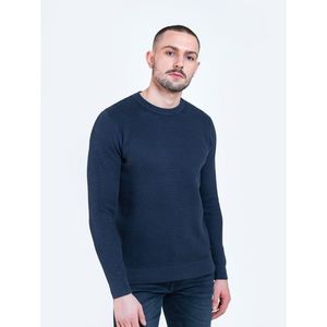 Big Star Man's Sweater Sweater 160021 Light blue Wool-404 kép