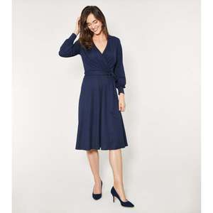 Click Woman's Dress Eliota Navy Blue kép