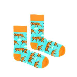 Kabak Unisex's Socks Patterned Tigers kép