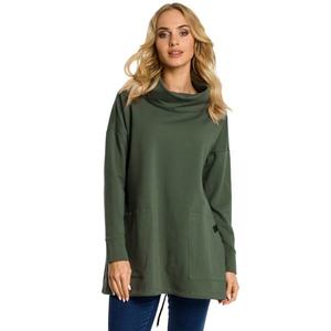 Made Of Emotion Woman's Sweatshirt M344 Military kép