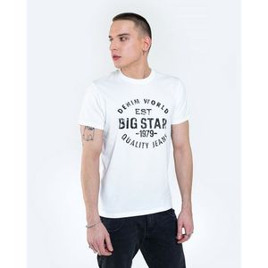 Big Star Man's T-shirt_ss T-shirt 151980 Brak Knitted-100 kép