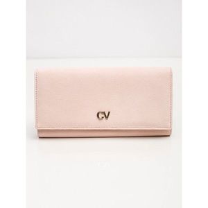 Elongated women´s wallet made of eco-leather, light pink kép