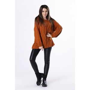 oversize sweater with a thick weave kép