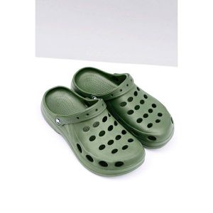 Men's Slides Sandals Crocs Green kép