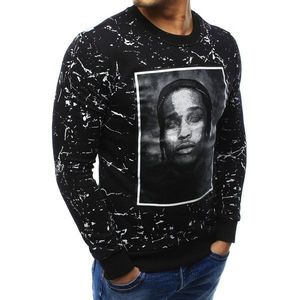 Black men's sweatshirt BX3247 kép