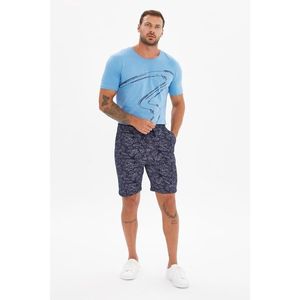 Trendyol Navy Blue Men Regular Fit Shorts & Bermuda kép
