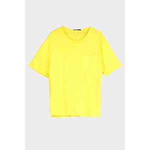 Trendyol Yellow Men's Wide Fit T-Shirt kép