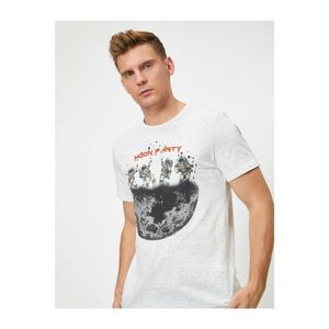 Koton Short Sleeve Crew Neck Printed T-Shirt kép