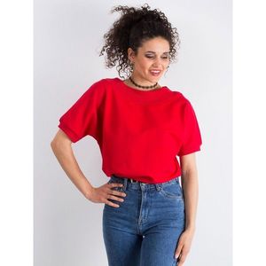 A cotton melange red blouse kép