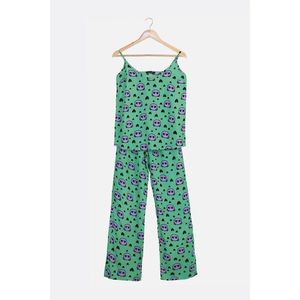 Trendyol Green Panda Pajamas Set kép