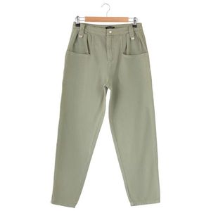 Trendyol Khaki Pocket Detailed High Waist Slouchy Jeans kép