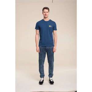 Big Star Man's Shortsleeve T-shirt 154421 Navy Blue-456 kép