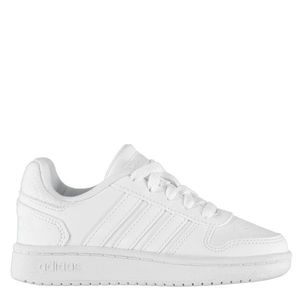 Adidas Hoops Leather Child Boys Trainers kép