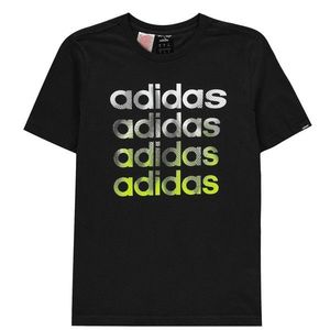 Adidas Faded Repeat Logo T-Shirt Junior Boys kép