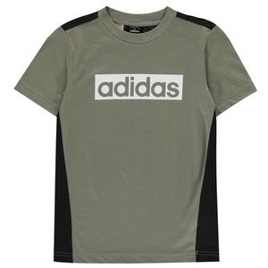 Adidas Climalite Box Logo T Shirt Junior Boys kép