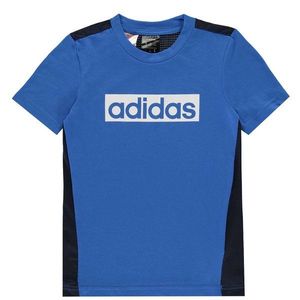 Adidas Climalite Box Logo T Shirt Junior Boys kép