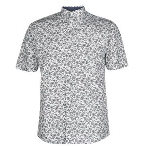 Pierre Cardin Short Sleeve Geometric Shirt Mens kép