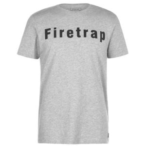 Firetrap Large Logo T Shirt Mens kép