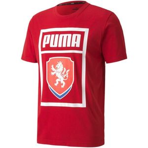 Puma FACR PUMA DNA TEE Férfi futballpóló, piros, méret XS kép