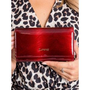 Women´s red leather wallet kép