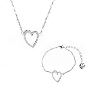 Bracelet and necklace Vuch Desire Silver Couple kép