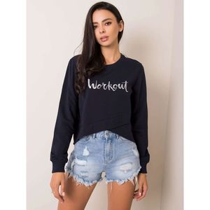 FOR FITNESS Navy blue sweatshirt with an inscription kép