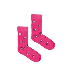 Kabak Unisex zokni mintás rózsaszín szeme kép
