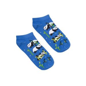 Kabak Unisex's Socks Short Pandas Blue kép