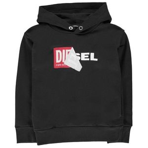 Diesel Salby Peel Hooded Logo Sweatshirt kép