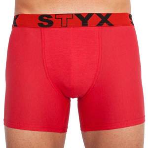 Men's boxers Styx long sports rubber red (U1064) kép