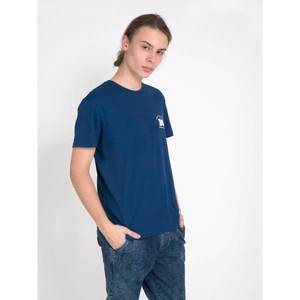 Big Star Man's Shortsleeve T-shirt 154423 Navy Blue-456 kép