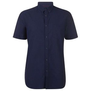 Pierre Cardin Short Sleeve Oxford Shirt Mens kép