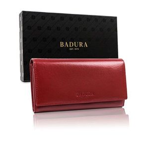 BADURA Red men´s leather wallet kép