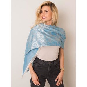 Blue scarf with a pattern kép