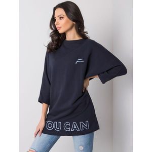 FOR FITNESS Navy blue sweatshirt without a hood kép