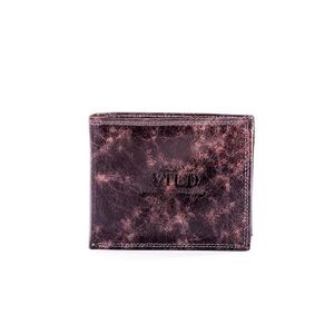 Black and brown leather wallet for a man kép