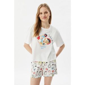 Trendyol Printed Knitted Pajamas Set kép