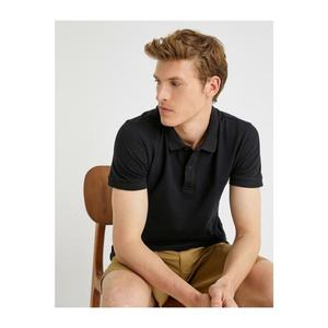 Koton Basic Polo Neck Cotton Short Sleeve T-Shirt kép