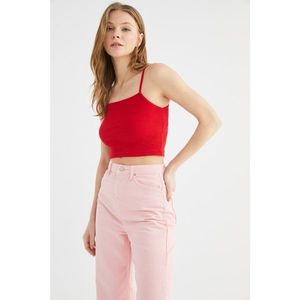 Trendyol Red Strap Knitted Blouse kép