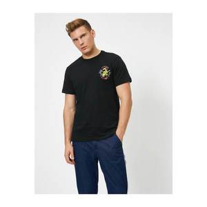 Koton Cotton Short Sleeve Printed T-shirt kép