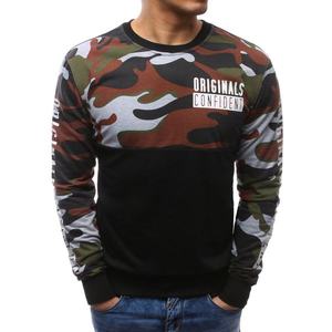 Black men's camo sweatshirt BX3473 kép