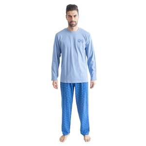 Men's pajamas Gino light blue (79089) kép