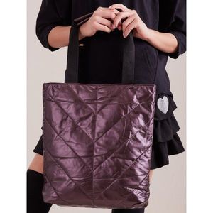 Women´s purple quilted bag kép