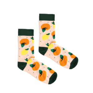 Kabak Unisex's Socks Patterned Citruses kép