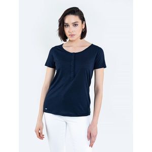 Big Star Woman's T-shirt_ss T-shirt 151977 Light blue Knitted-404 kép