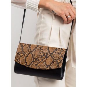 Black and brown clutch with an animal motif kép