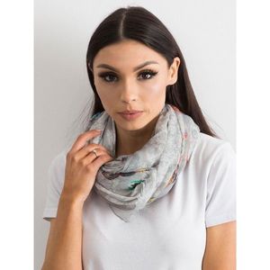 Light gray scarf with a pattern kép
